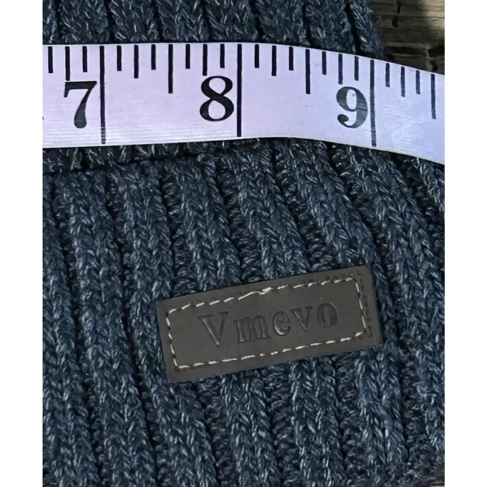 Vmevo Ribbed Knit Fleece Lined Beanie Hat NWOT